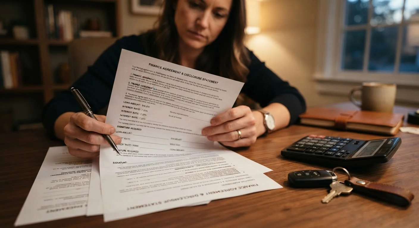 Before You Sign: A Finance Agreement Review Checklist