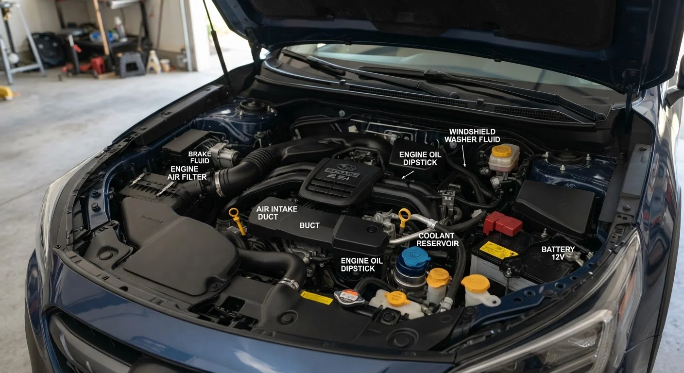Checking and Topping Up Your Car's Fluids at Home