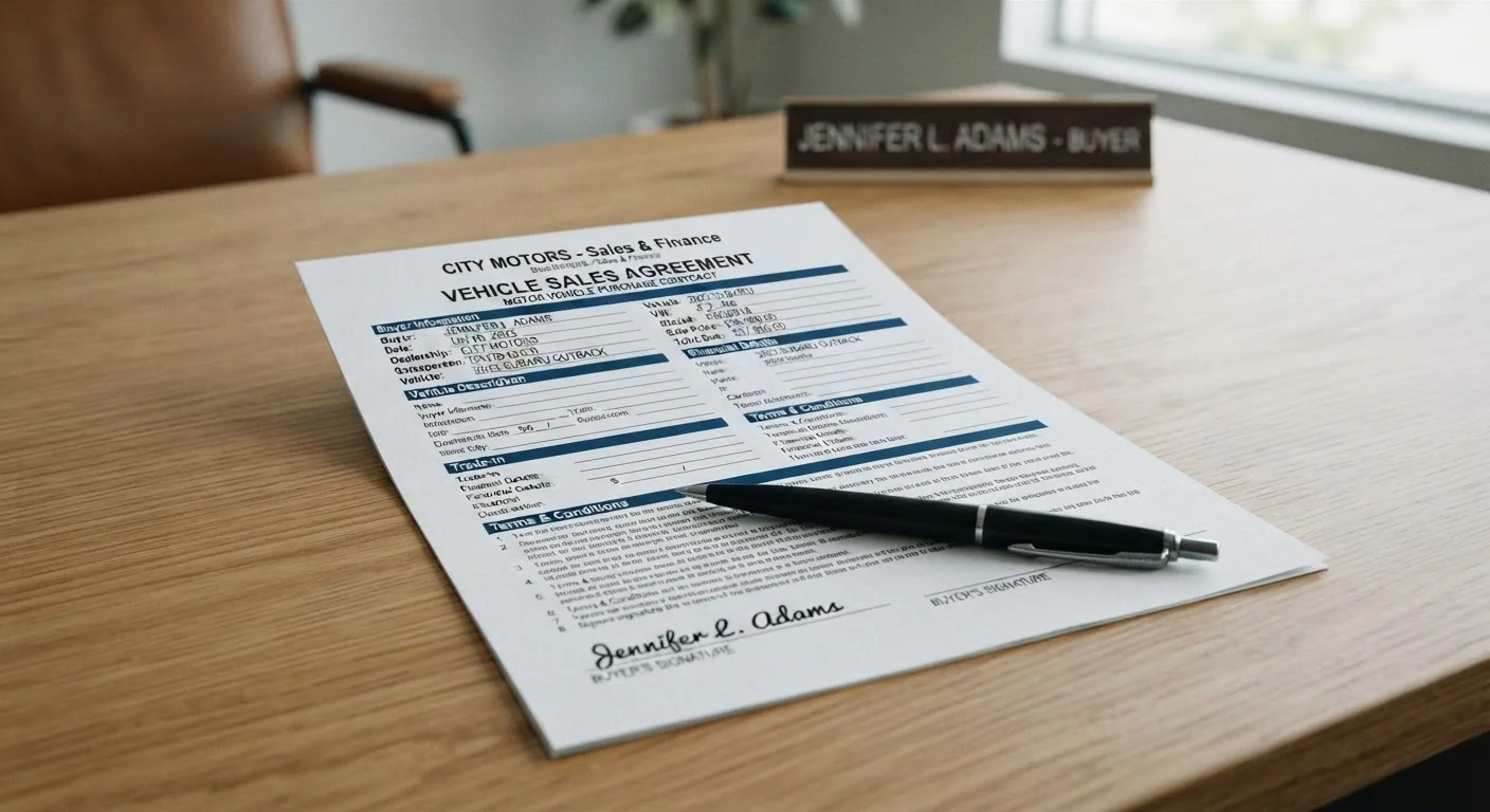 Common Dealership Contract Terms Defined