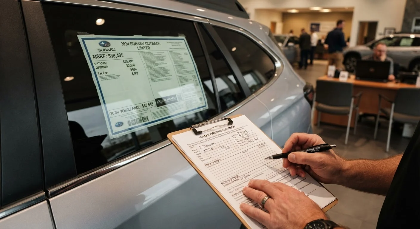Out-the-Door Price vs. Sticker Price