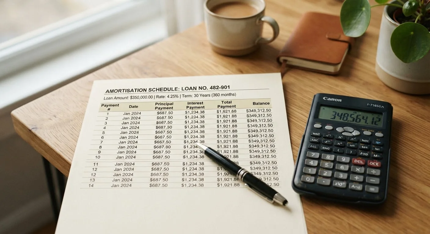 Reading an Auto Loan Amortisation Schedule Without Getting Lost