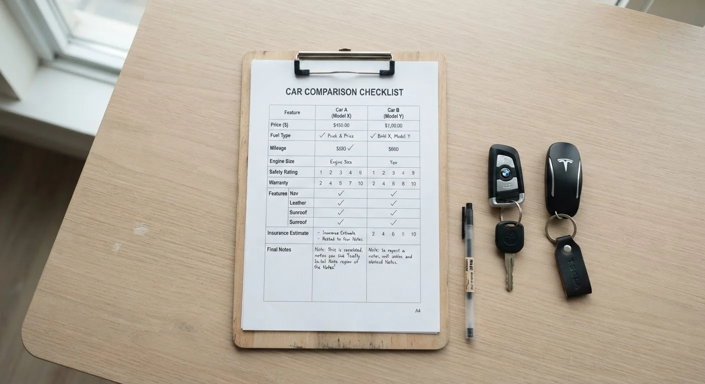 The Car Comparison Framework Every Buyer Should Know