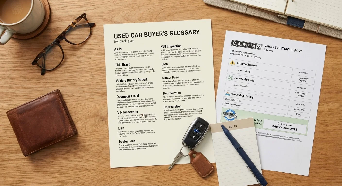 Used Car Terminology: A Reference Glossary for Buyers