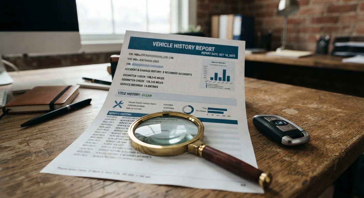 What a Vehicle History Report Tells You — and What It Doesn't