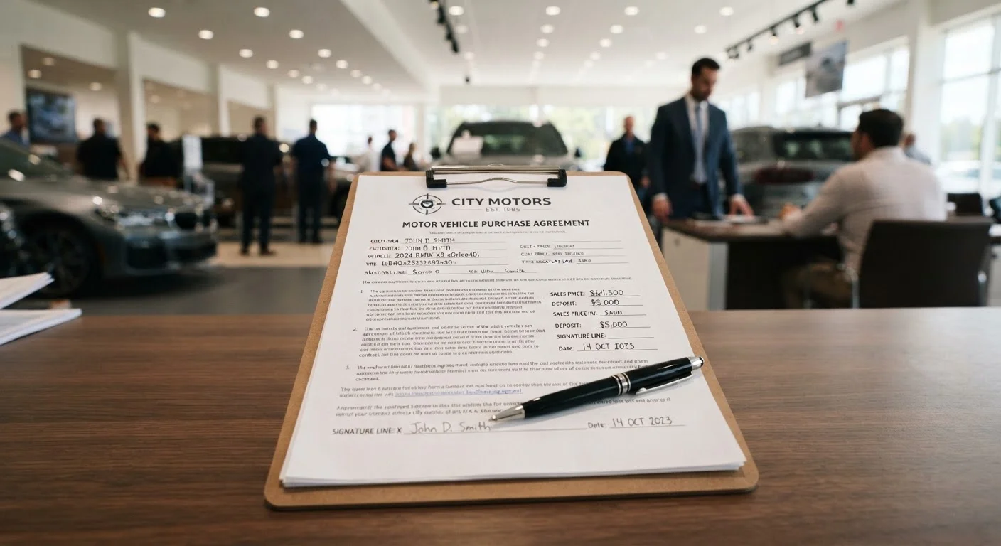 What Every Line on a Dealer Sales Contract Actually Means